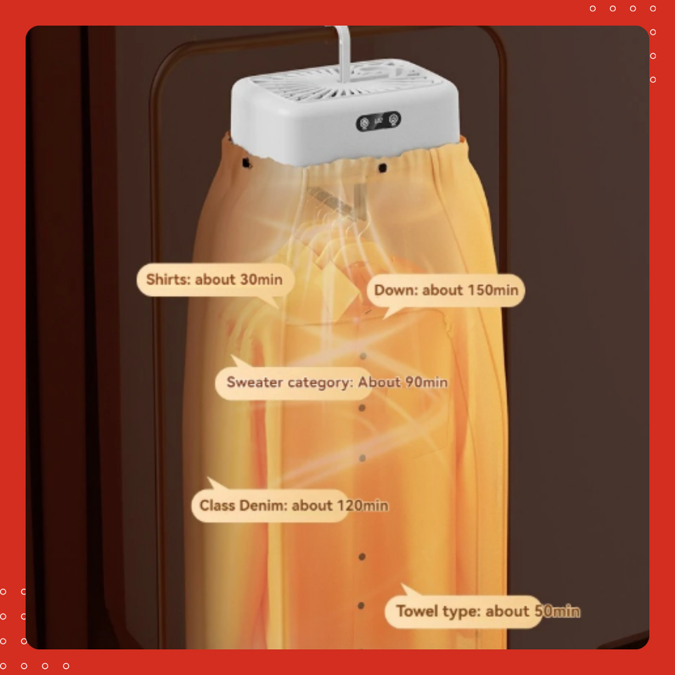 SECADORA DE ROPA PORTATIL