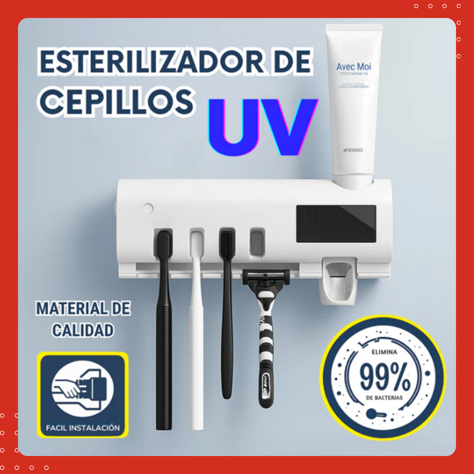 ESTERILIZADOR DE CEPILLOS CON PROTECCIÓN UV