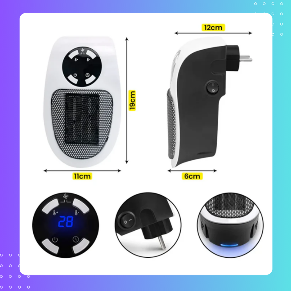 CALEFACTOR ELÉCTRICO PORTATIL