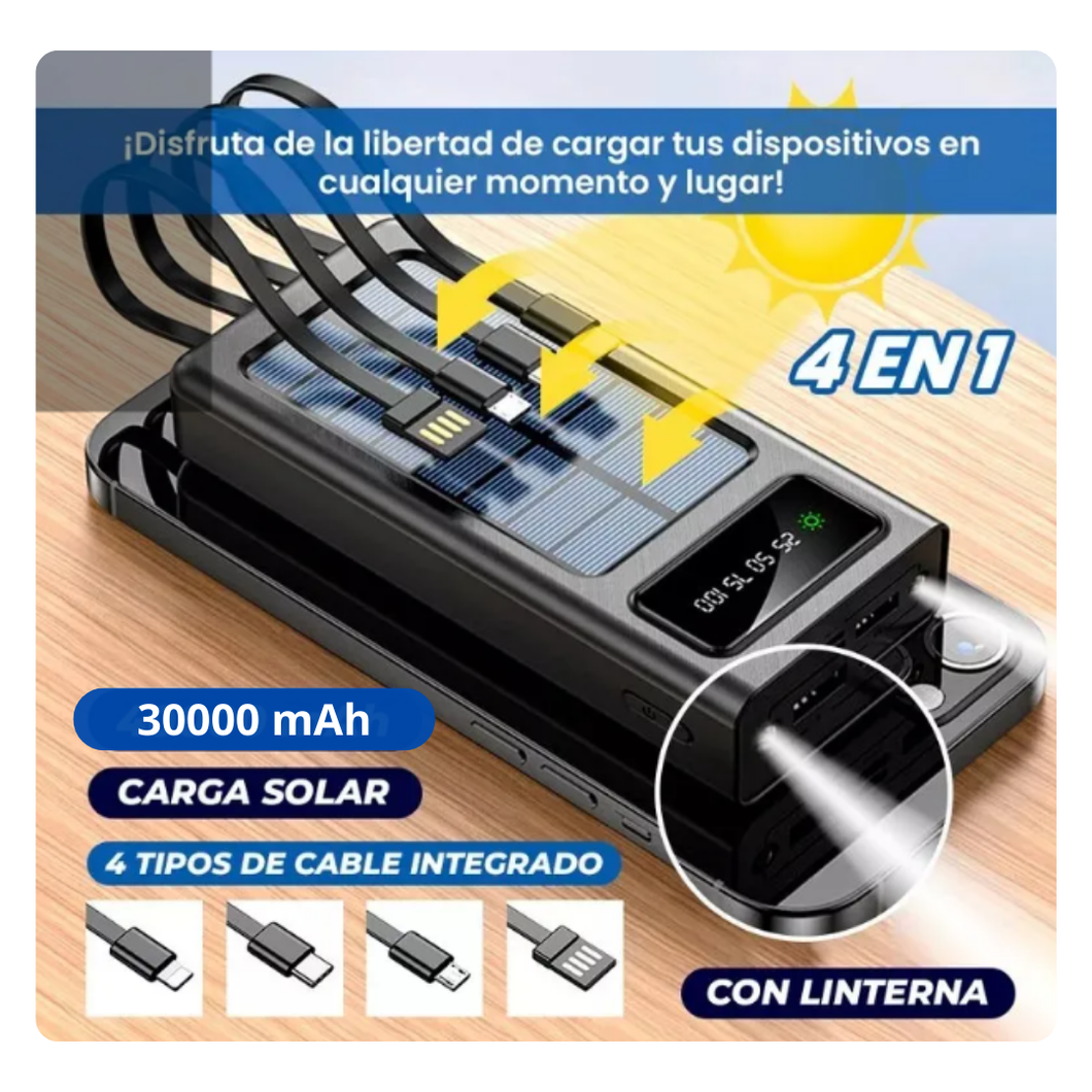POWER BANK SOLAR S3 30000 MAH