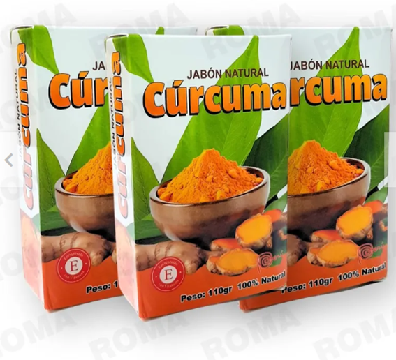 PACK 3X1 JABON DE CURCUMA