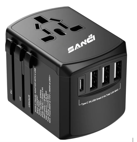 ADAPTADOR INTERNACIONAL , ENCHUFE INTERNACIONAL VIAJERO